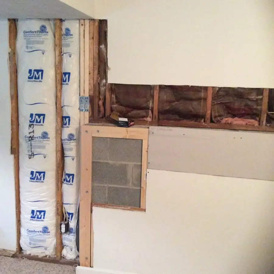 Wall insulation replacement during Structural Drying in Norwich